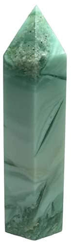 CZAOINCU Pilares de Cristal de Piedra Verde de Cuarzo de Cristal Natural for decoración Inicio Colecciones(Size:Purple)