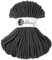 Bobbiny Makramee-Schnur, geflochten, 5 mm, Anthrazit, 100 m