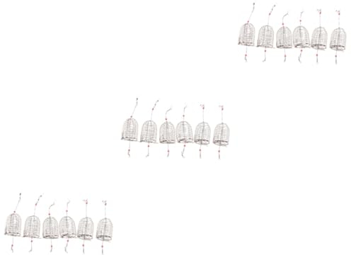 Supvox 18 STK Angelfalle Käfig Futterspender Karpfen Schlinge Rigs Bausatz Lockt Fliege Elritze Flusskrebs Becher Korb Für Angelköderkäfig Ventil Reaktor Knoten Angelkäfig Rot