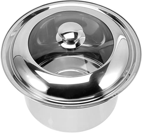 minkissy Bassin De Lit Couvert Pour Garçon Fille Urinoir Acier Inoxydable Pot à Urine Portable Pour Salle De Bain Crachoir Domestique