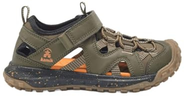 Kamik Kinder Sandale Drift, Dunkle Olive, Größe 29 EU