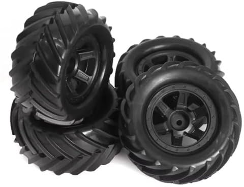 Ferngesteuerte Autoreifen Kompatibel Mit Trxs Für E-Revo Für MJX Für 16207 Für SCY Für HBX 1/16 RC Autoteile 90 Mm Für Monster Truck Für Buggy-Reifen Rad 12 Mm Sechskant