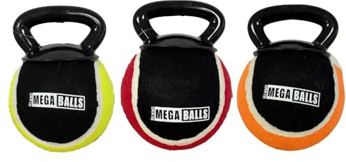 Surrey Feed Kettle Bell Mega Ball Dog Toy (Single Toy, Colour Chosen at Random)