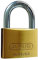ABUS Cadenas laiton 65/60 - Serrure de cave, de casier, etc. - corps de serrure en laiton - anse en acier trempé - niveau de sécurité ABUS 6