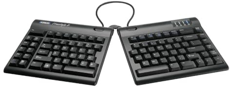 Kinesis RGOKB800PB-US T34 Freestyle2 Tastatur US Layout QWERTY 22,8 cm (9 Zoll) schwarz