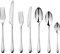 Robert Welch Iona Bright, 42 Piece Cutlery Set for 6 People. Made from Stainless Steel. Dishwasher Safe.