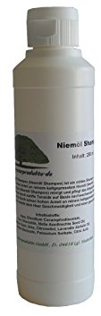Niemöl Shampoo (Neemöl Shampoo) 250ml Geschmeidigkeit und Glanz für strapazierte Haare von erlesene-naturprodukte