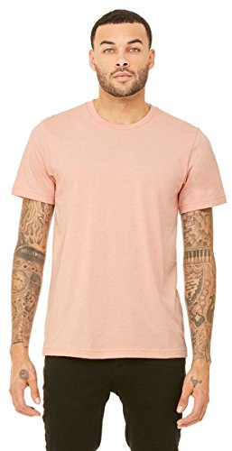 Unisex Triblend Short-Sleeve T-Shirt - PEACH TRIBLEND - L