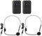 Garsent Drahtloses Mikrofon Headset, tragbares drahtloses UHF Kopfmikrofon mit Empfängersender 2 in 1 wiederaufladbares Mikrofon, Professionelles Drahtloses Mikrofon