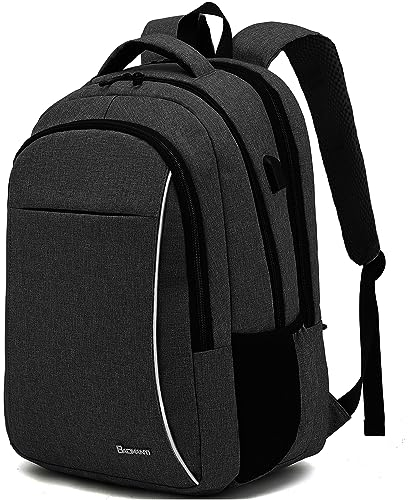 BAOMANYI Rucksack Herren, Schulrucksack Jungen Teenager Großer Laptop 17 Zoll Arbeit Business Wasserdicht Rucksack Schule Tasche Herren Damen Laptoptasche Daypack für Männer Frauen Reisen