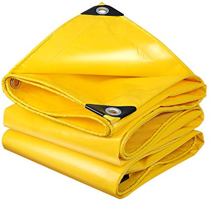 DGLIYJ- Abdeckplanen Yellow Knife Scraper Thermal Insulation Tarpaulin 450g/㎡ Outdoor Waterproof Sunscreen Tarpaulin Canvas (0.45mm Thick)(Size:2x1m)
