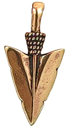 Kiss of Leather Anhänger Pfeilspitze aus Bronze Nr. 145