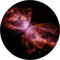Ecegeva Slide Discs for Orzorz Star Projector Galaxy Night Light, HD Display Slide for Planetarium or Constellation Projector (Butterfly Nebula)