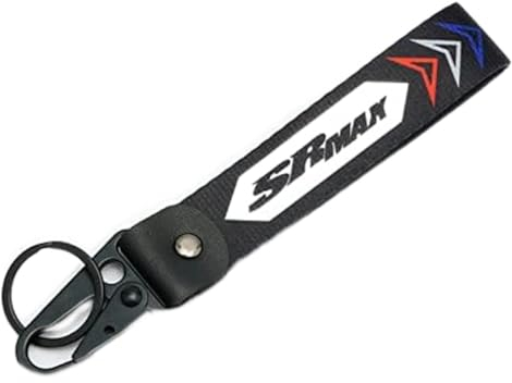 BLuvos Motorrad Stickerei Abzeichen Schlüsselanhänger,Passt für Aprilia SR MAX 250 300 SRmax250 SRmax300 GT 50 125 200 Zubehör für Motorrad-Schlüsselanhänger