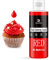 Lebensmittelfarbe - 160ml Flüssige Konzentrierte Lebensmittel Farben für Kuchen Dekoration, Backen, Kekse, Macaron - Zuckerfrei Food Coloring für Getränken, Tortendeko, DIY Slime, Osterei (Rot)