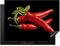 KitchenYeah© Coperchio Piano Cottura 71x52 cm Cucina Copri Fornelli Tappetino Induzione Antiscivolo Piastra Protezione Pepe - Rosso - Erbe - Spezie