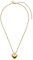 Purelei® Lovebird Kette (Gold) – Elegante, verspielte Halskette – Edelstahl 18K vergoldet – schhöne Damen Kette mit Herzanhänger – Hawaiianisch inspiriert & wasserfest