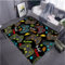 SHAOPENGA Gamer Teppich Schwarz Game Controller Matten Für Soft Rug Room Gaming Anime Gamer Stuhl Teppich Wohnzimmer Matten 50X80Cm