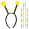 BESPORTBLE Lot de 10 serre-tête pour cheveux, antenne d'abeille avec tentacules et pompons pour Halloween, fête, cosplay et accessoires de costume