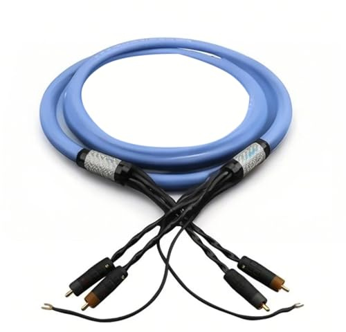 HOOLRZI Ground Plugs Sound Phono Tonearm Cable With Ground Wire For Vinyls Record Player Signals Cable Extension Cable Accessories