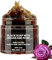 Schwarze Seife mit Argan und Rose, Marokko Sch warze Seife, Natürliche Marokkanische Schwarze Soap, Moroccan Black Soap mit Handschuh, Peeling Duschgel für Weiche Haut (1)