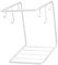 MUCKLILY Portabicchieri Bianco con Ganci per Cucina Design Resistente e Stabile per Conservazione Tazze e Decorazione e Bar