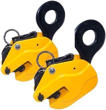 2Pcs Metal Plate Lifting Vertical Plate Clamp, Suitable for Flat Steel Lifting