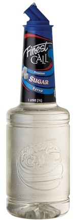 Finest Call Sugar Syrup | 1L Bottle | Pure Cane Sugar | Cocktail Ingredient | Pure cane sugar, carbon filtered water, easy pour, bar essential, premium ingredients, cocktails, drinks, mocktails