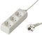 PremiumCord PP3-02 base múltiple 2 m 3 salidas AC Blanco - Bases múltiples (2 m, 3 salidas AC, Blanco, 250 V, Blanco)