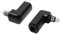 Logilink CA1017 - Audio-Adapter (90°), Toslink (Stecker) zu Toslink (Buchse), schwarz