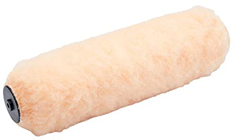 ProDec Contractor Recharge rouleau pro 300 mm polyester, poils extra longs, double branche, haute densité, couverture rapide, lisse, émulsions, peintures maçonnerie, mur intérieur, extérieur, plafond