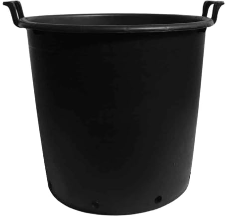 Elixir Gardens Large Recycled Plastic Plant Pot/Tree & Shrub Pots with Handles | 30, 35, 50, 75, 80, 95, 110 & 130 L Plastic Planter Pots in 1-10 Quantities | 75 Litre x 1