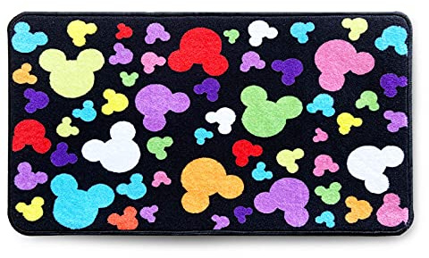 J.Ehonace Custom Mickey Mouse Machine Washable Top Fabric Non-slip Rubber Indoor Outdoor Home Office Bathroom Doormat Size 23.6x15.7