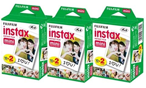 60 Feuilles mini film instantané pour Mini 8–9 et Tous Les appareils Photo Mini