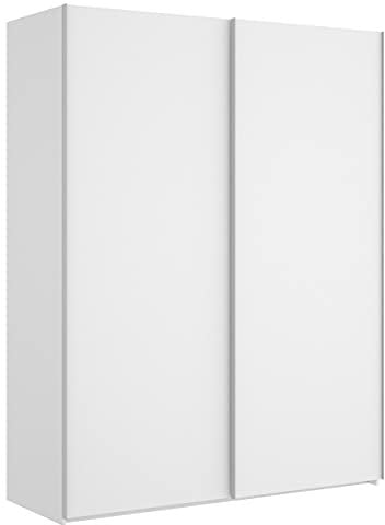 DEKIT GRUPO RIMOBEL Armario 2 Puertas correderas, Blanco Brillo, 150x204x65cm