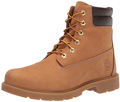 Timberland Linden Woods WP 6 Inch, Stivali alla Moda Donna, Wheat Nubuck, 37 EU Larga