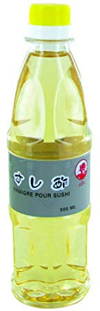 Vinaigre de riz pour sushi et maki 500ML - Marque Coq (12 bouteilles)