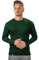 ALPIN LOACKER 100 Merino Langarmshirt Herren 230g/m2 I Feinste Merinowolle Unterwäsche I Langarm Wandershirt I Thermooberteil für Outdoor und Sport, Grün M