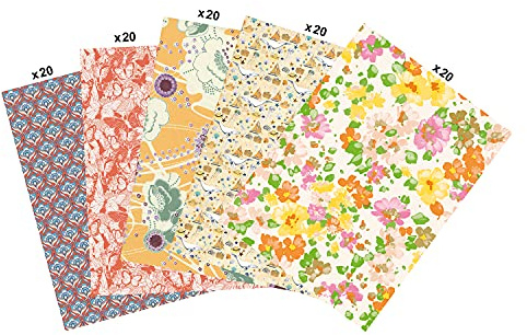 Décopatch MP008C Decopatch-Papier, gelb, 30 x 40 cm