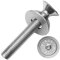 Senkkopfschrauben mit Innensechskant M10x20/20 mm und Rosetten (gedreht) M10 aus Edelstahl A2 / A1 (10 Stück) | DIN 7991 - Senkschrauben - Unterlegscheiben von MESAROS®