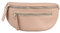 Made in Italy OBC Damen Leder Tasche Gürteltasche Crossbody Hüfttasche Bauchtasche Hüfttasche Umhängetasche Cross-Over Bodybag Schultertasche Handytasche Geldtasche (V2 Antikrosa)