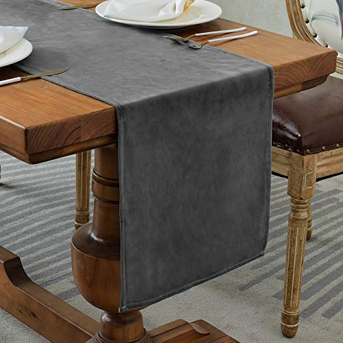 BALCONY & FALCON Samt Tischläufer Modern Abwaschbar Tischläufer Tischdecke Elegante Heimtextilien für Den Innen- und Außenbereich Tischdekoration Tischläufer Wien