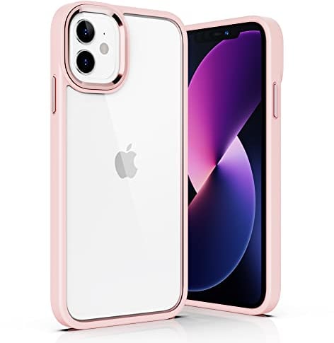 ULAK Funda para iPhone 11, Carcasa a Prueba de Golpes de Estuche Parachoques de Resistente Caso de protección Suave de TPU para Apple iPhone 11 - Rosa