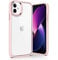 ULAK for iPhone 11 Case Clear, [Anti-Yellow] Heavy Duty Protection Transparent Shockproof Rugged Cover Soft TPU Hard Bumper Safe Grip Protective Light Cover for iPhone 11 6.1 - Pink