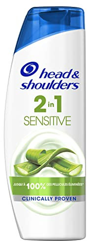 Head & Shoulders 2-in-1 Anti-Schuppen und Sensitive Pflege, bis zu 100 % der Schuppen entfernt, klinisch erwiesen, dermatologisch getestet, 270 ml