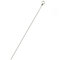 JCBIZ 100PCS Stainless Steel Wire Spinner Baits Fishing Looped Spinner Shaft Fishing Lure Making Supplies Lure Making Kit Rigs for Walleye Salmon Catfish