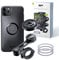 SP CONNECT Moto Bundle mit Anti Vibration Module | SPC+ | kompatibel mit iPhone 11 Pro Max/XS Max | Handyhalter für Motorrad Bike Moped Roller | Gadget Halterung für Navi