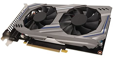 Carte Graphique de Jeu, Carte Graphique Indépendante GTX550Ti 8 Go 128 Bits GDDR5 avec 2 Ventilateurs de Refroidissement, Carte Vidéo PCIe 2.0 HDMI VGA DVI SLI CUDA 3.0