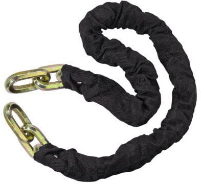 Strong Heavy Duty Long 1.8M Anti-Theft Cycling Metal Chain Lock Padlock Ideal for Motorbike Motorcycle Mountain Bicycle Electric Bike Highest Security with Keys
