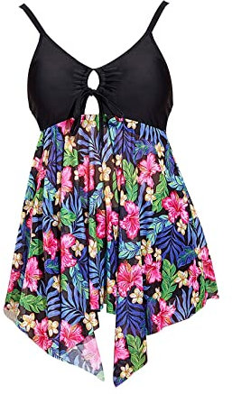 Damen-Bikini mit hoher Taille, sexy Push-Up, Zweiteilige Badeanzüge, Vintage-Badeanzug, zweiteiliges Retro-Bikini-Set mit hoher Taille und hohem Bund Tank Top Herren Weis